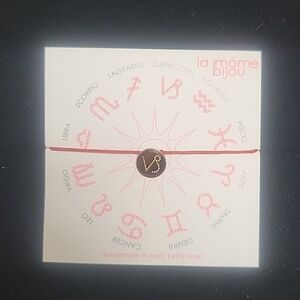 la môme bijou Capricorn Adjustable Bracelet with Gold Plated Medallion NWT